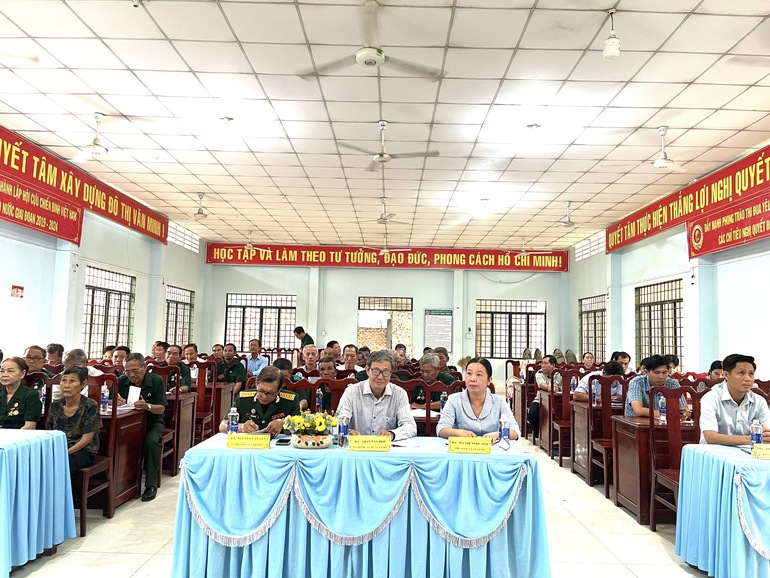 Đại hội thi đua “Cựu chiến binh gương mẫu” giai đoạn 2019 -2024 hội CCB thị trấn Cô Tô