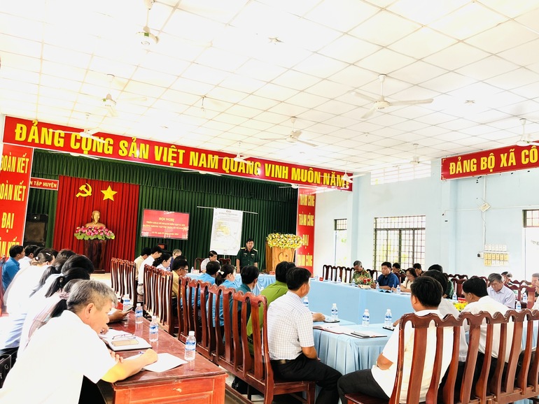 Tri Tôn triển khai nhiệm vụ diễn tập khu vực phòng thủ tại thị trấn Cô Tô năm 2024