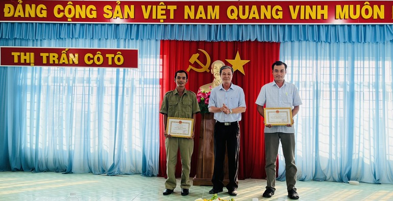 Công an thị trấn Cô Tô tổ chức Hội nghị tổng kết công tác công an năm 2023 và triển khai phương hướng nhiệm vụ năm 2024